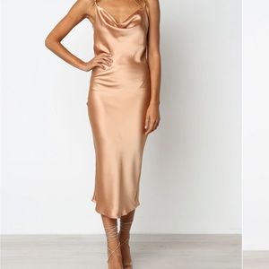 GOLD Persia Petal & Pup Dress